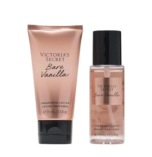 Zestaw Victoria’s Secret Bare Vanilla 75 ml x 2 balsam mgiełka prezent - obrazek 3